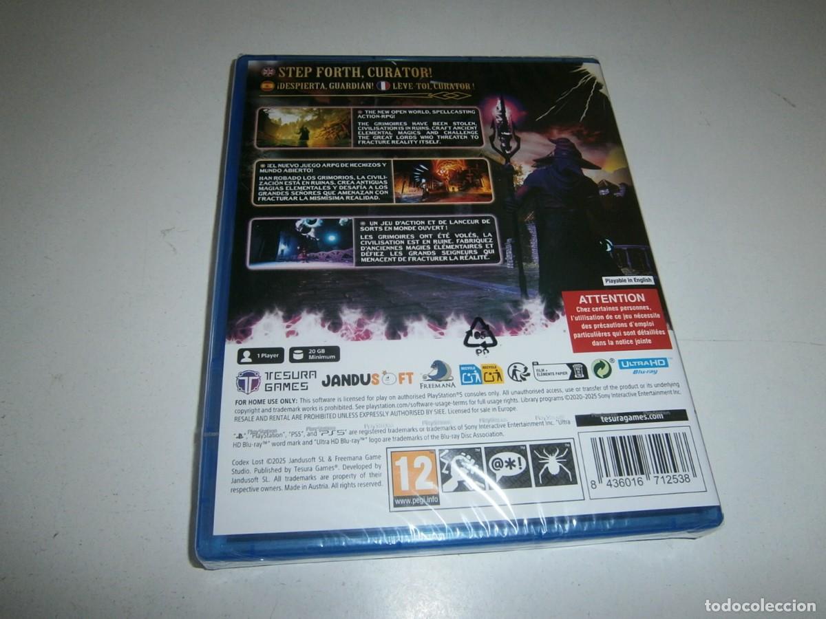 Videojuegos y consolas PS5 de segunda mano: CODEX LOST PLAYSTATION 5 PS5 PAL NUEVO - Foto 2
