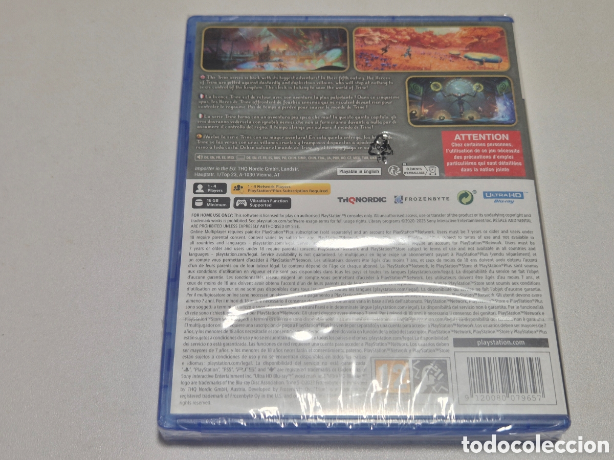 Videojuegos y consolas PS5 de segunda mano: TRINE 5 A CLOCKWORK CONSPIRACY - Foto 2