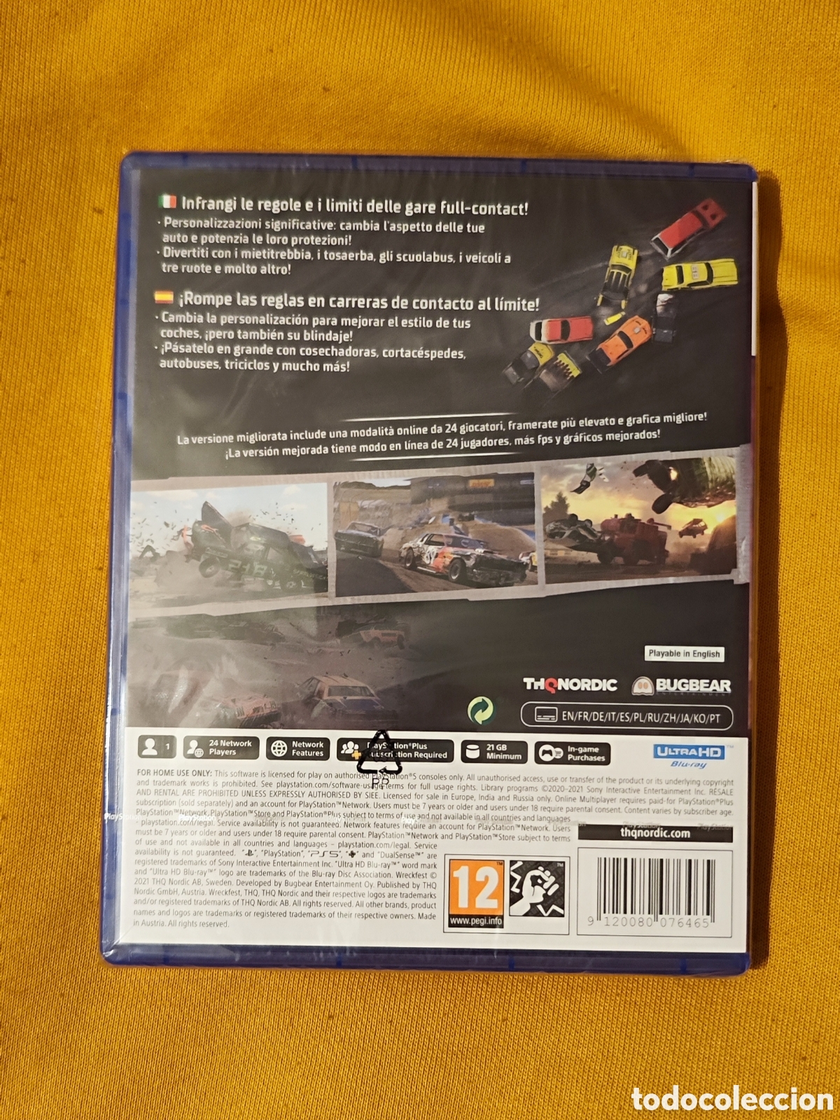 Videojuegos y consolas PS5 de segunda mano: WRECKFEST PS5 PRECINTADO - Foto 2