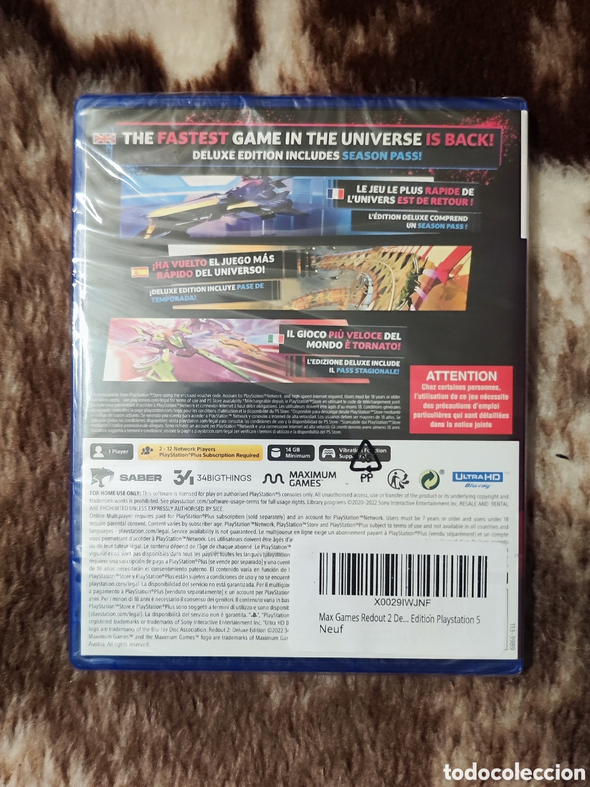Videojuegos y consolas PS5 de segunda mano: REDOUT 2 DELUXE EDITION PS5 - Foto 2