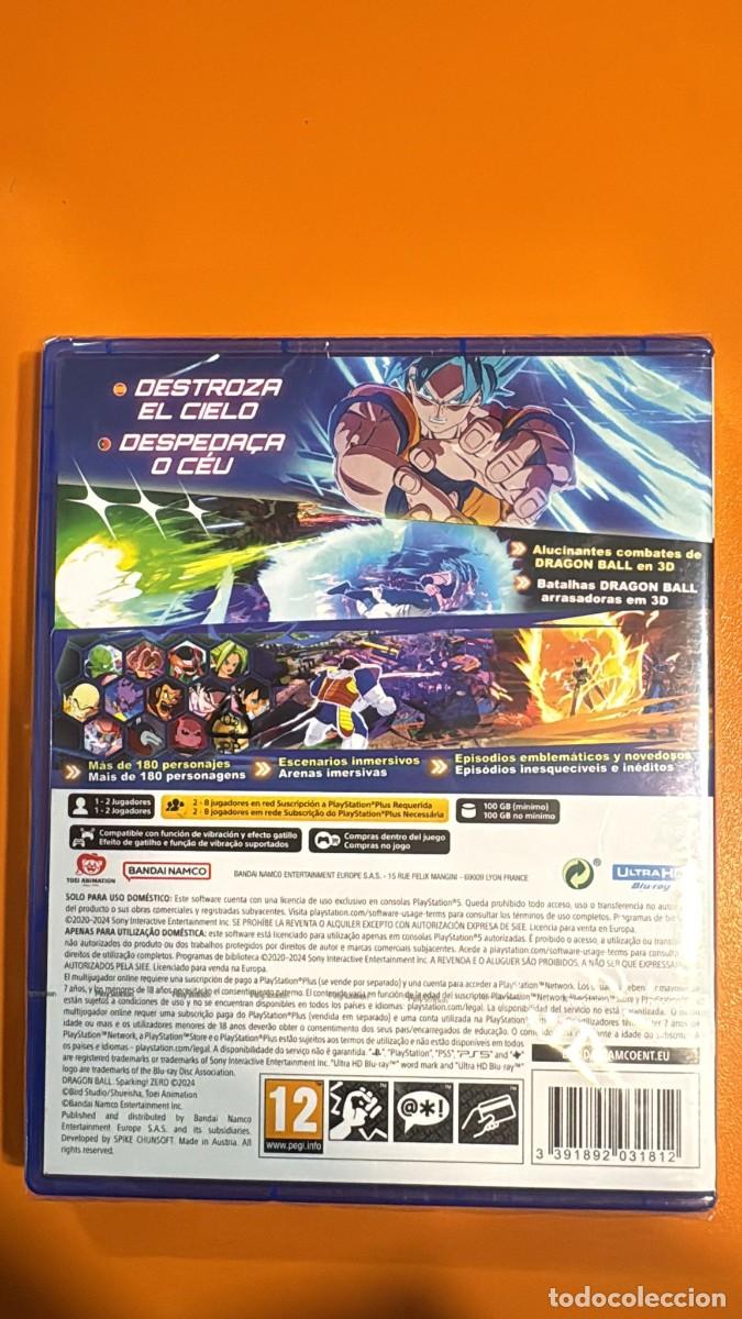 Videojuegos y consolas PS5 de segunda mano: Dragon Ball Sparking Zero [PS5] - Foto 2