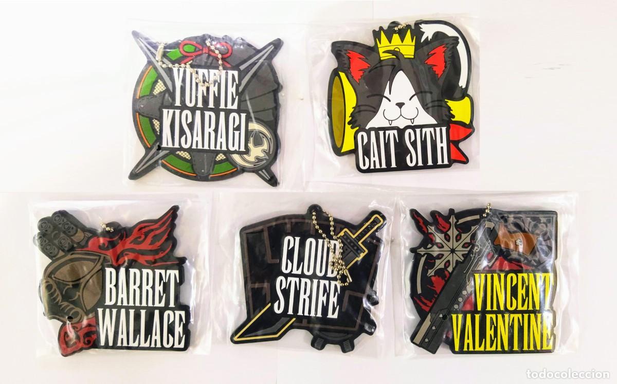 Videojuegos y Consolas PS5 de segunda mano: Final Fantasy VII Rebirth - Set de 6 llaveros de goma NUEVOS oficiales Square Enix