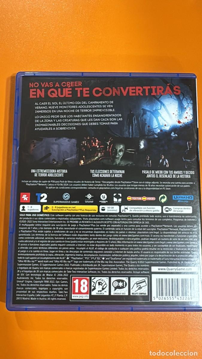 Videojuegos y consolas PS5 de segunda mano: The Quarry [PlayStation 5] - Foto 2