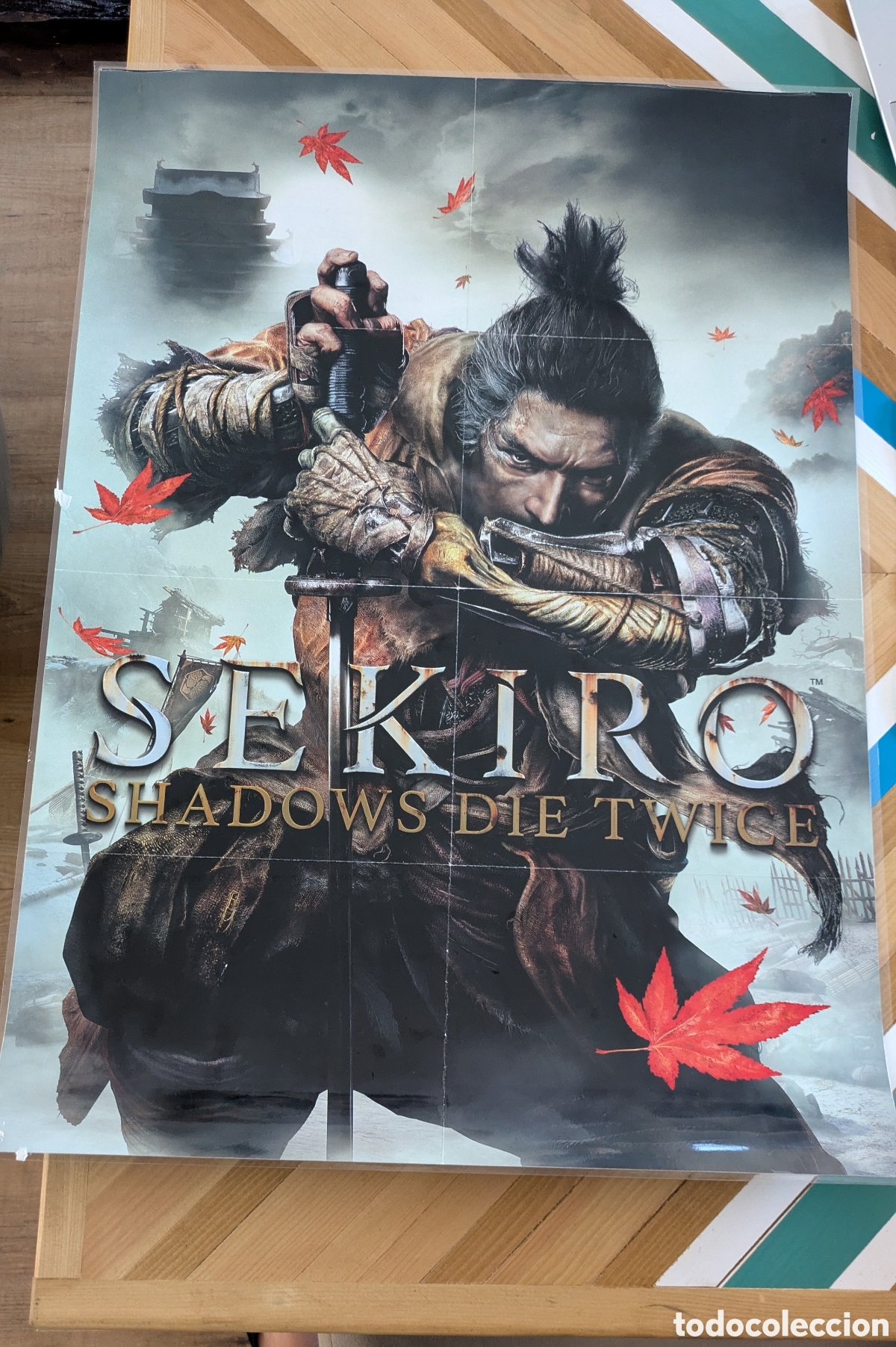 Videojuegos y Consolas PS5 de segunda mano: P&oacute;ster Sekiro Shadows dies twice