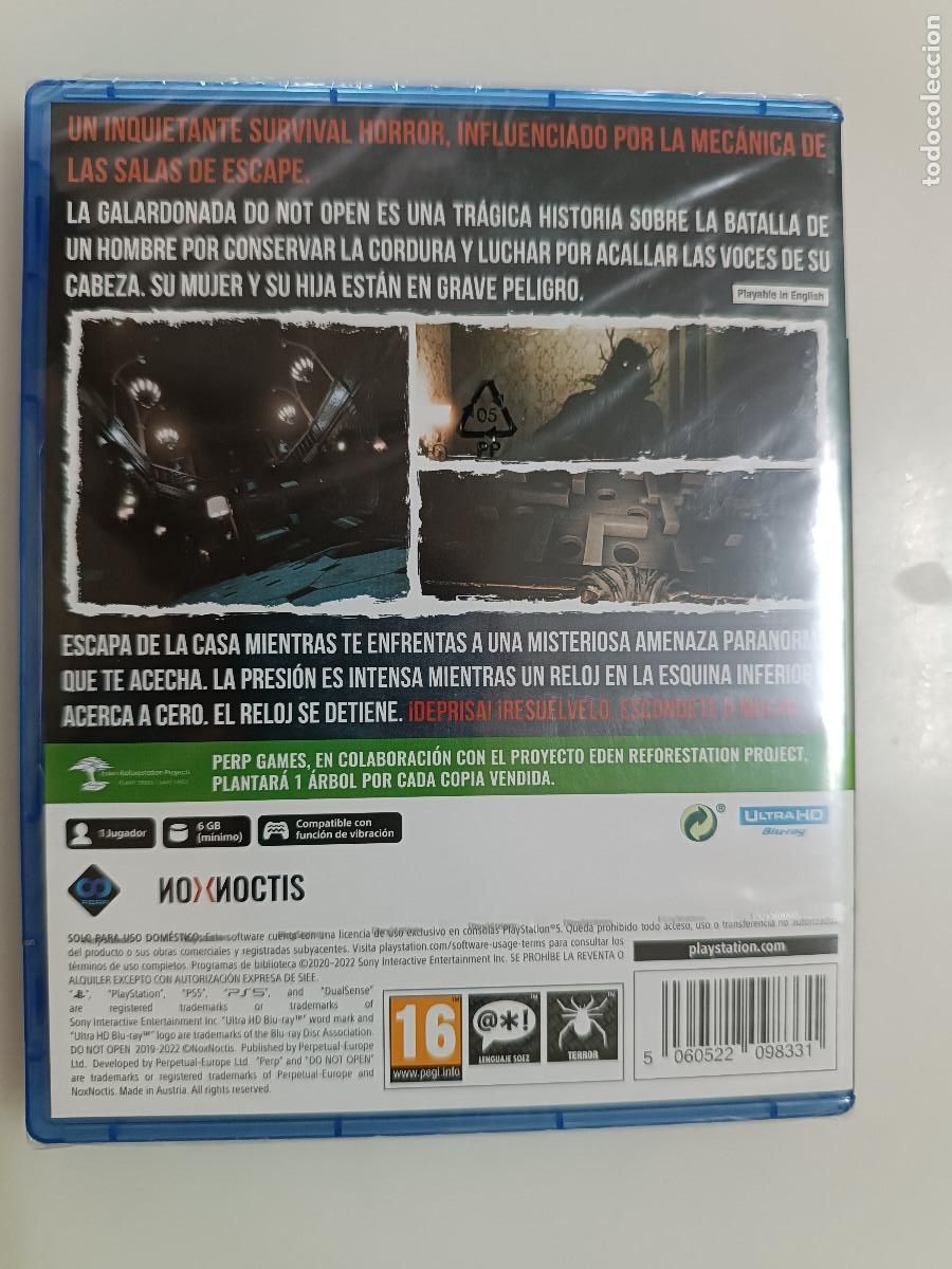 Videojuegos y consolas PS5 de segunda mano: DO NOT OPEN PS5 PAL ESPA&Ntilde;A PRECINTADO - Foto 2