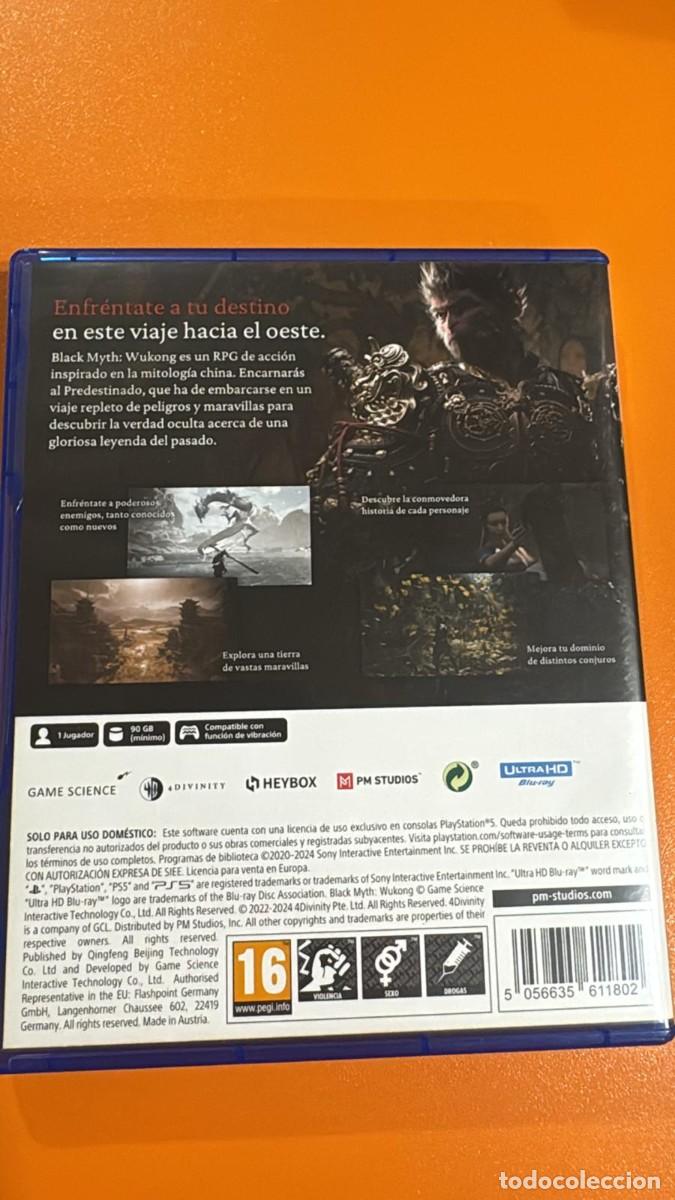 Videojuegos y consolas PS5 de segunda mano: Black Myth: Wukong [PS5] - Foto 2