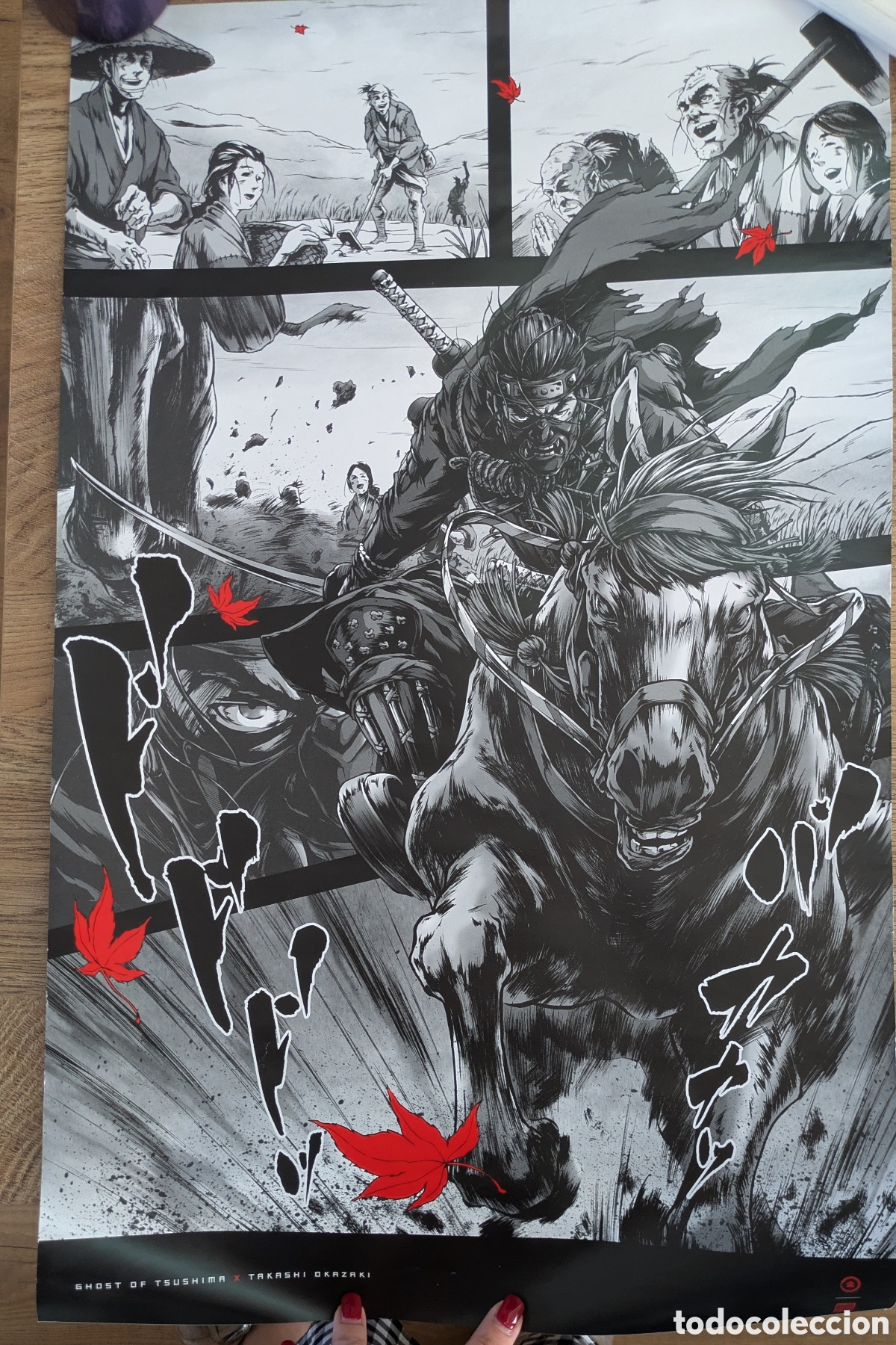 Videojuegos y Consolas PS5 de segunda mano: Poster Ghost of Tshushima