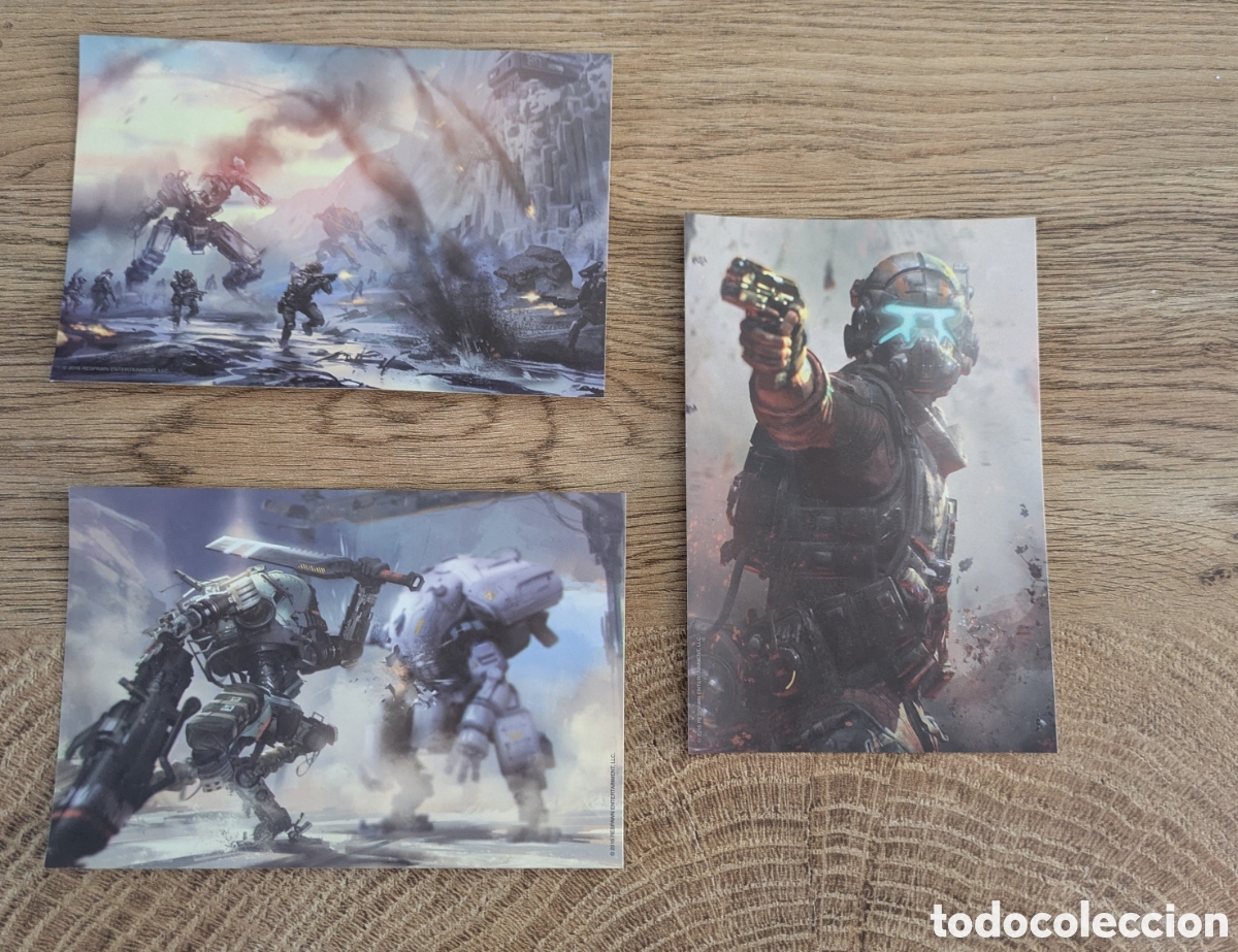 Videojuegos y Consolas PS5 de segunda mano: Pack de tarjetas y parches de Tiranfall