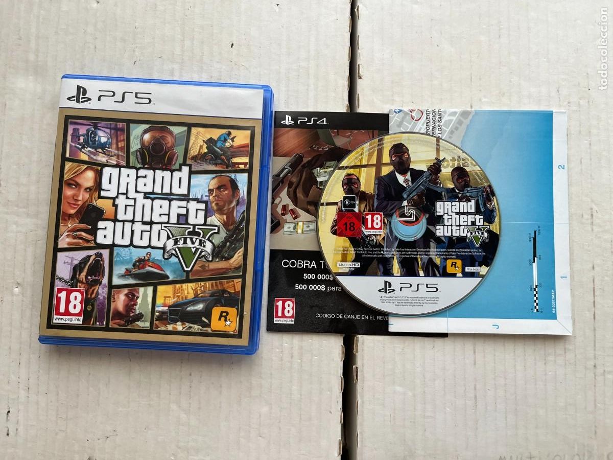 Videojuegos y Consolas PS5 de segunda mano: GRAND THEFT AUTO FIVE GTA V 5 - PS5 PLAYSTATION 5 PLAY STATION KREATEN