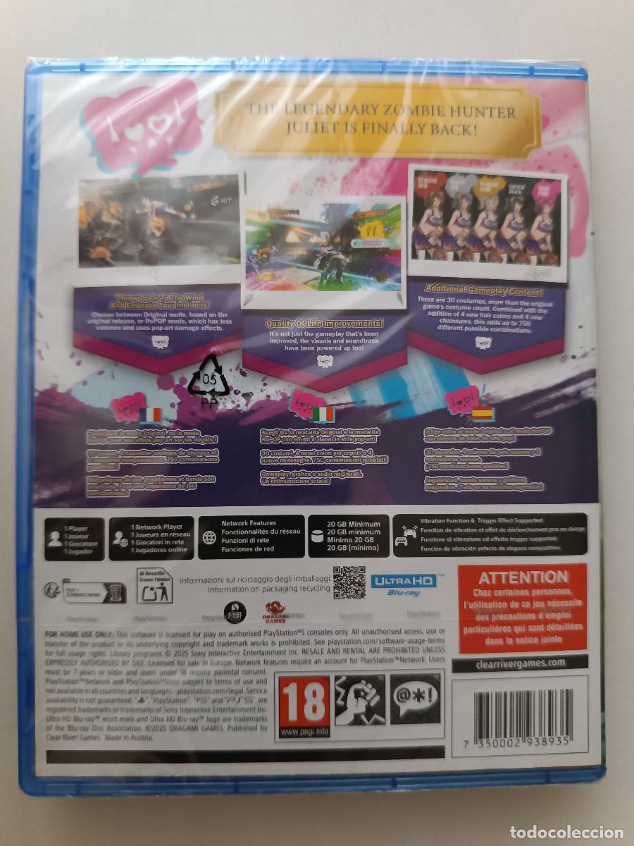 Videojuegos y consolas PS5 de segunda mano: LOLLIPOP CHAINSAW REPOP PS5 PAL ESPA&Ntilde;A PRECINTADO