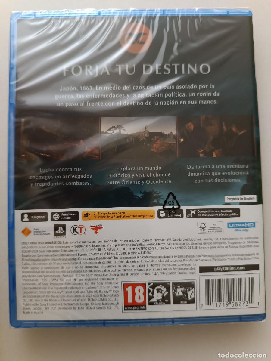 Videojuegos y consolas PS5 de segunda mano: RISE OF THE RONIN PS5 PAL ESPA&Ntilde;A PRECINTADO