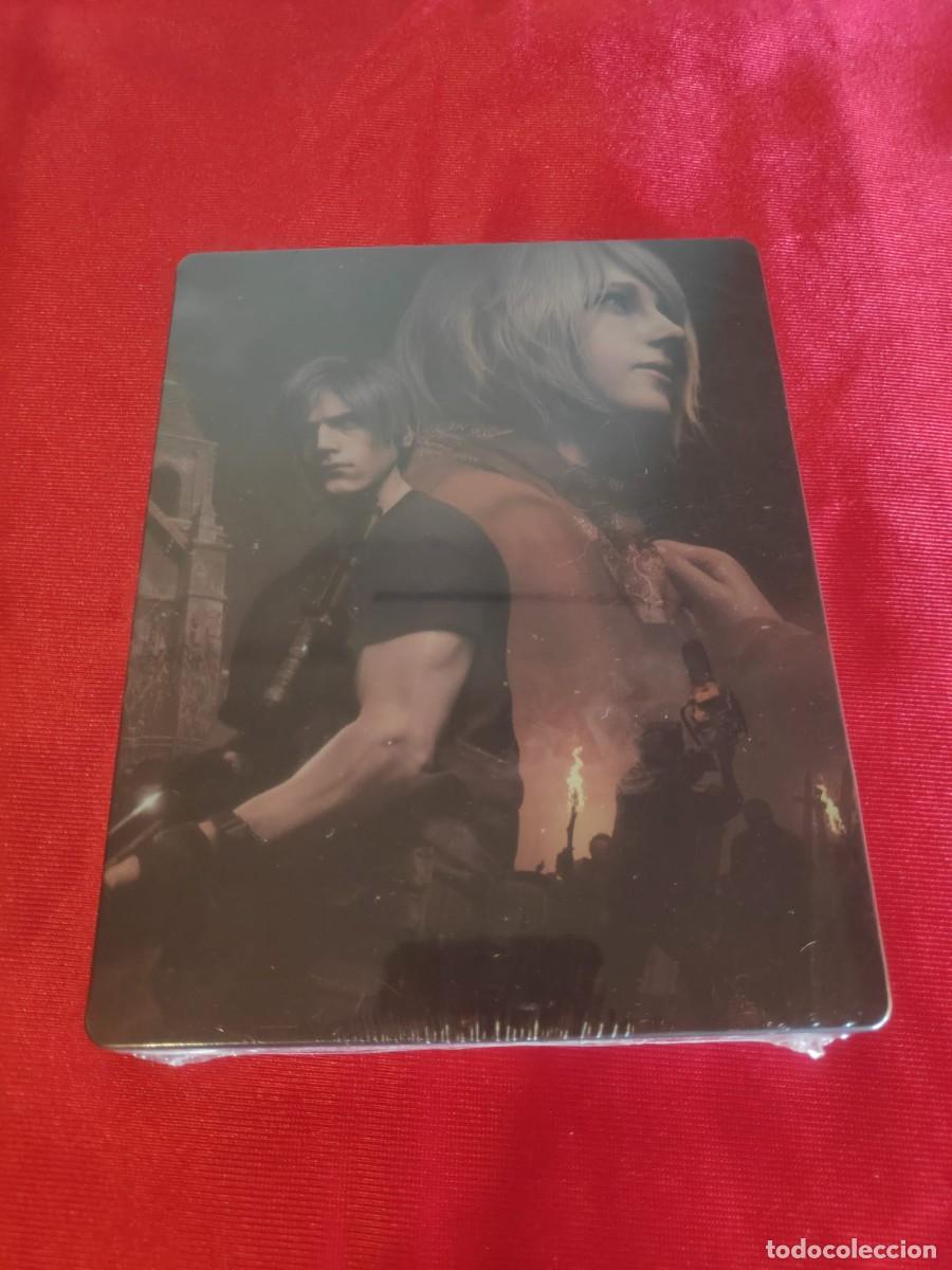Videojuegos y consolas PS5 de segunda mano: STEELBOOK RESIDENT EVIL 4 REMAKE PRECINTADO