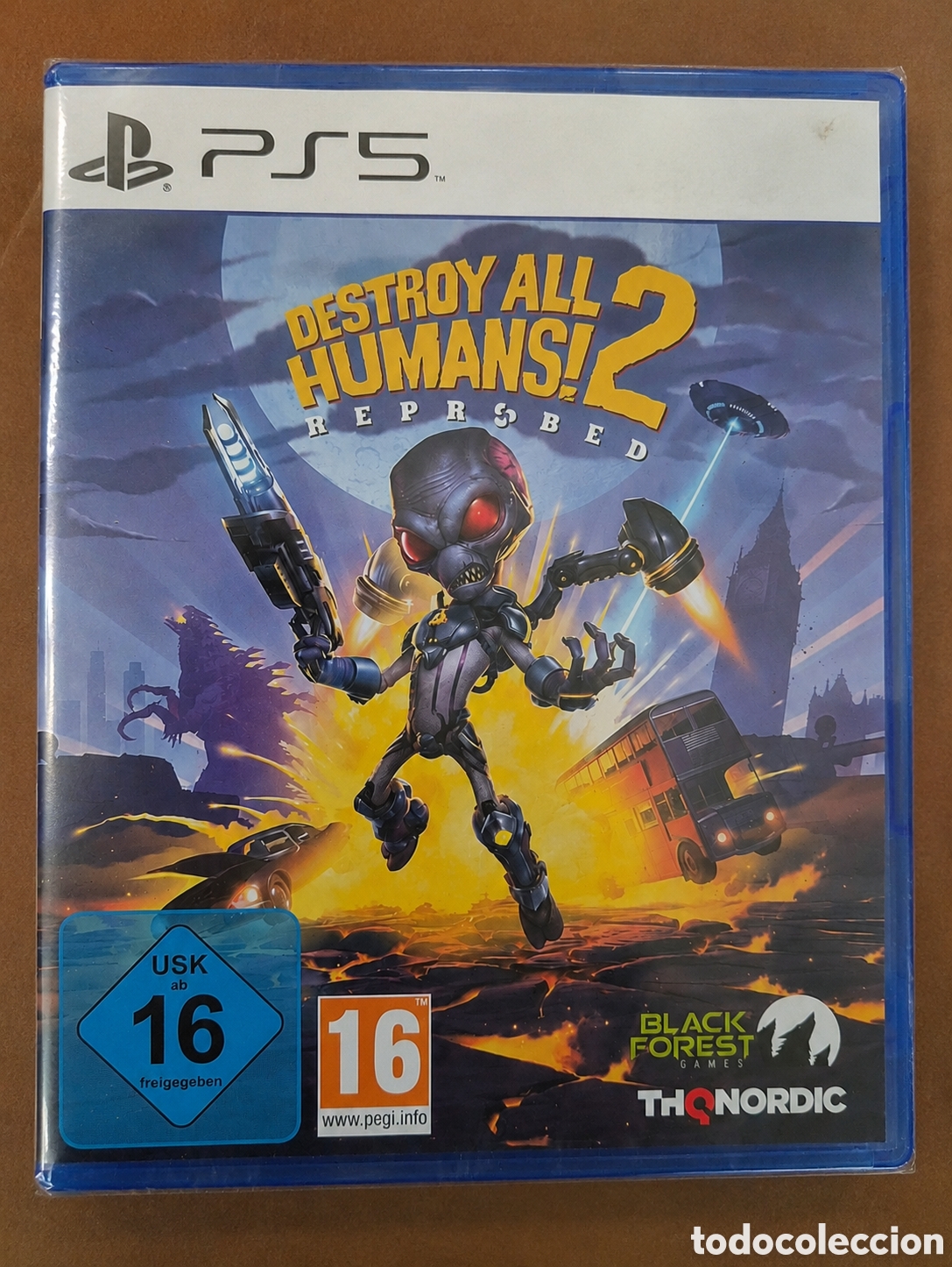 Videojuegos y consolas PS5 de segunda mano: Destroy All Humans! 2 Reprobed PS5 nuevo precintado THQ Nordic edici&oacute;n alemana/multilenguaje