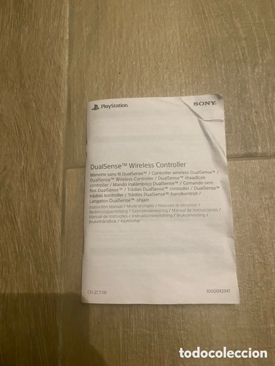 Videojuegos y consolas PS5 de segunda mano: Manual instrucciones Mando dual shock ps5 Sony playstation