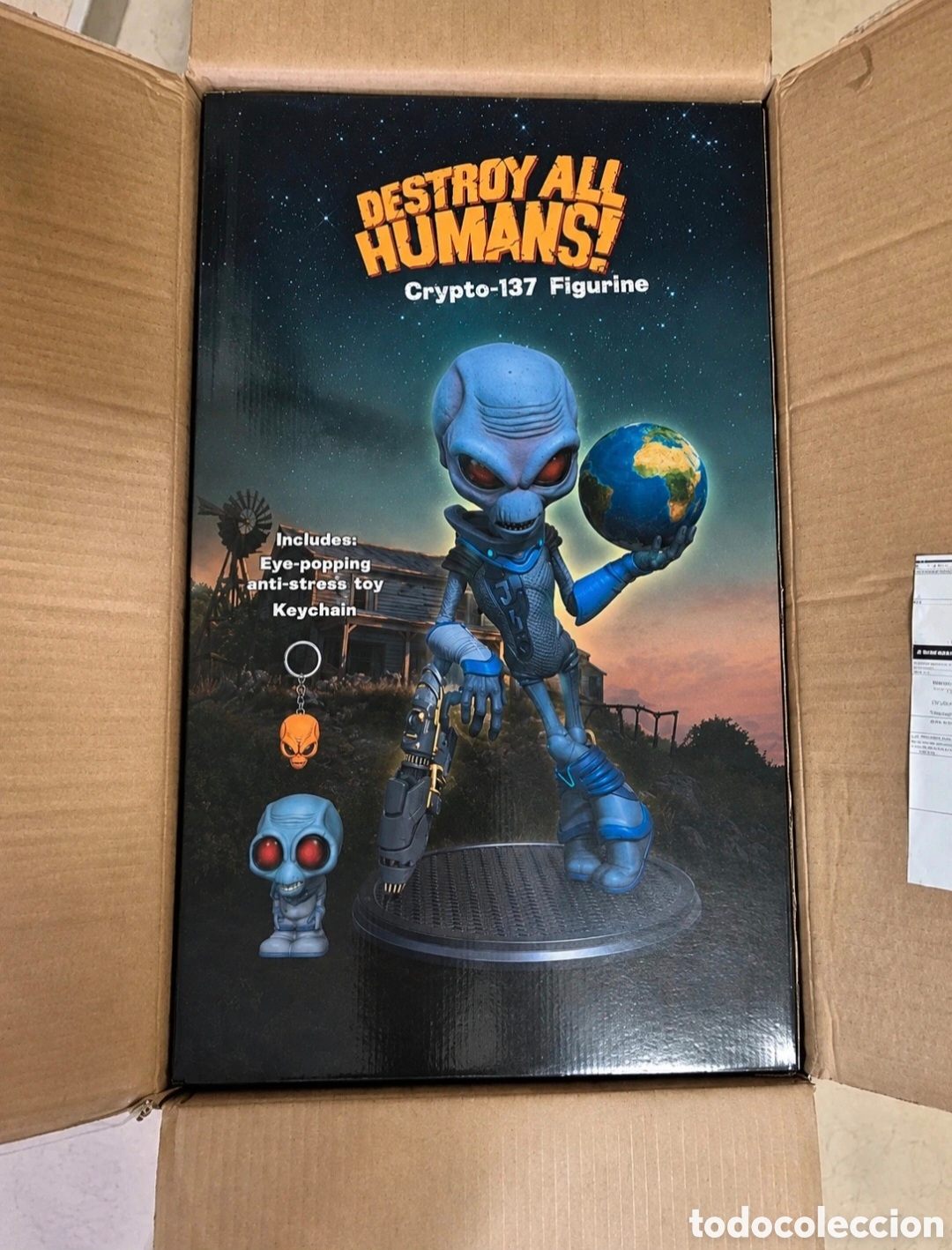 Videojuegos y consolas PS5 de segunda mano: Estatua Destroy All Humans! Crypto-137 24&rdquo; edici&oacute;n coleccionista THQ Nordic a estrenar