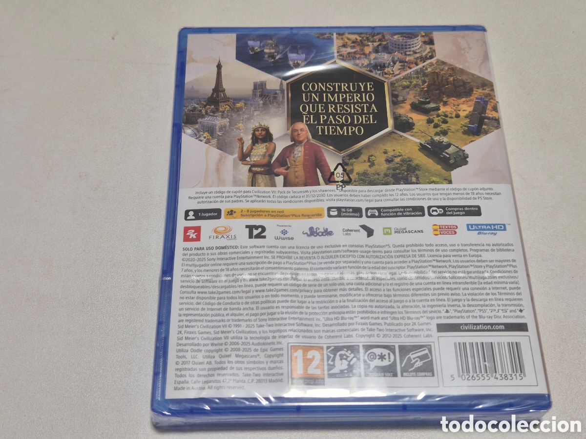 Videojuegos y consolas PS5 de segunda mano: Civilization VII . Ps5 - Foto 2