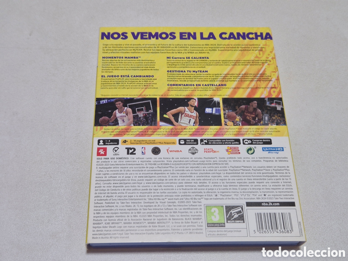 Videojuegos y consolas PS5 de segunda mano: Nba 2K24 Edicion Mamba Negra - Foto 2