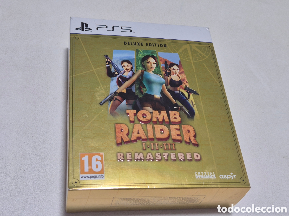 Videojuegos y consolas PS5 de segunda mano: Tomb Raider I-II-III Remastered Deluxe Edition