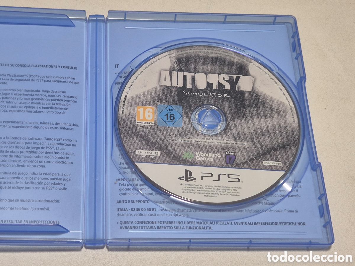 Videojuegos y consolas PS5 de segunda mano: Autopsy Simulator . Ps5 - Foto 4