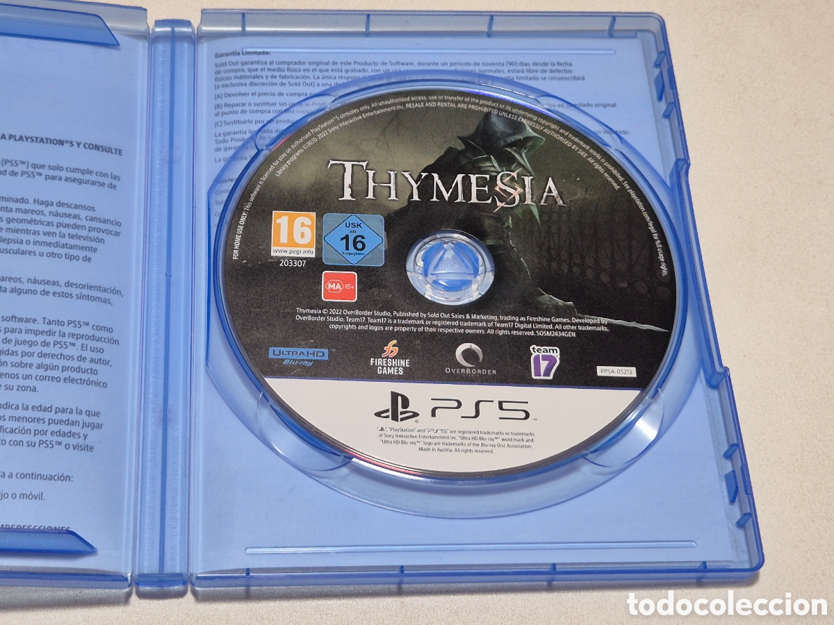 Videojuegos y consolas PS5 de segunda mano: Thymesia. Playstation 5 - Foto 4
