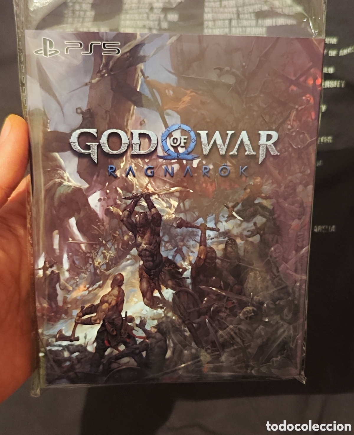 Videojuegos y consolas PS5 de segunda mano: God Of War RAGNAROK PS5 Slipcover PlayStation
