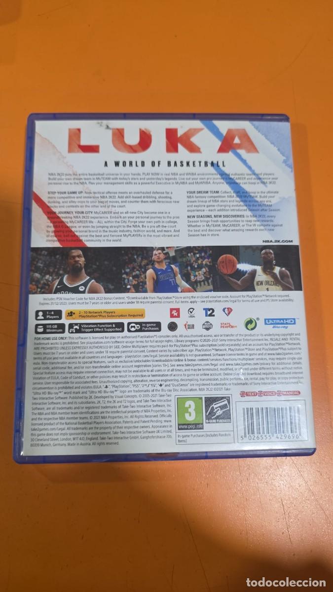 Videojuegos y consolas PS5 de segunda mano: Nba 2K22 [PS5] (Sin DLC) - Foto 2