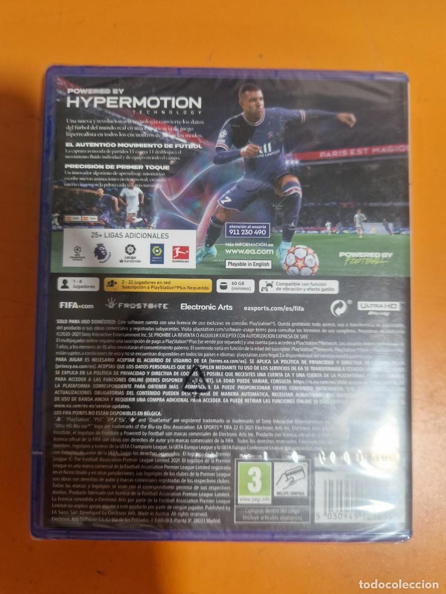 Videojuegos y consolas PS5 de segunda mano: FIFA 22 Standard Edition [PS5] - Foto 2