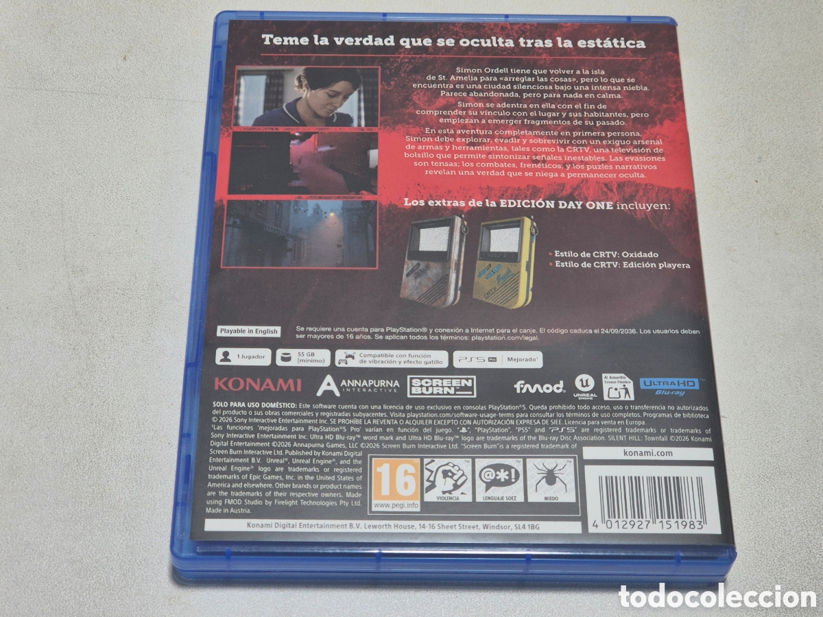 Videojuegos y consolas PS5 de segunda mano: Silent Hill Townfall . Ps5 - Foto 2