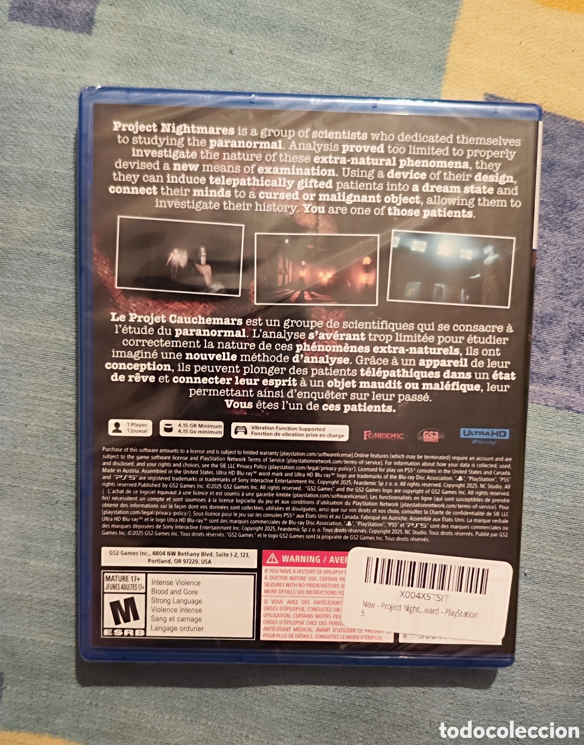 Videojuegos y consolas PS5 de segunda mano: Project Nightmares PS5 Precintado - Foto 2