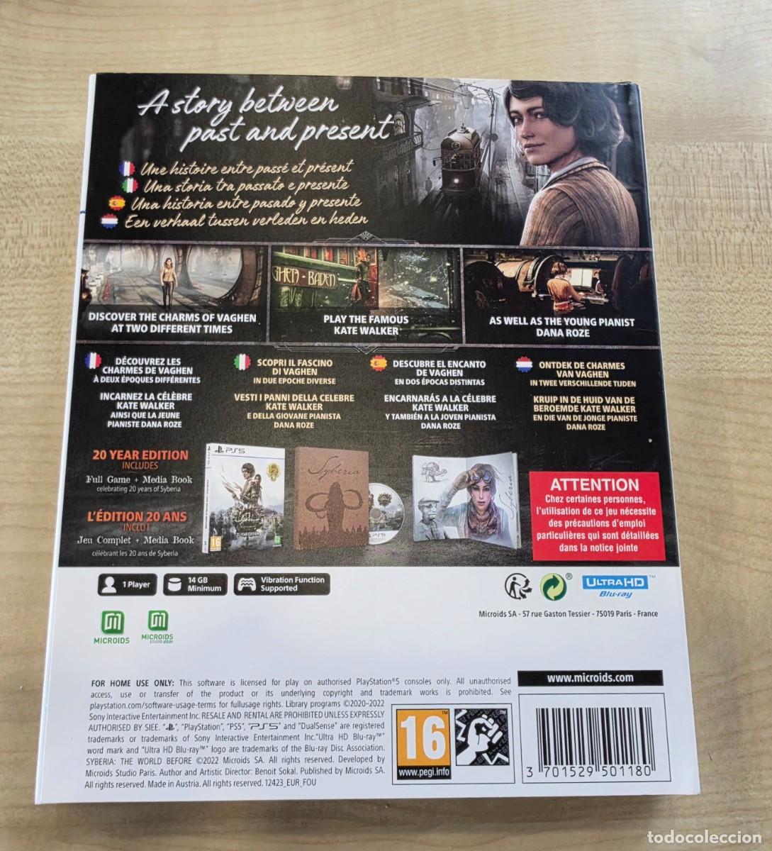Videojuegos y consolas PS5 de segunda mano: Syberia The World Before Ps5 - Foto 2