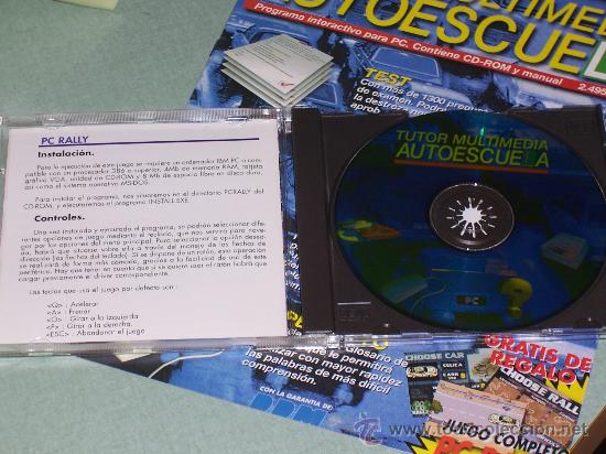 Videojuegos y consolas: TUTOR MULTIMEDIA AUTOESCUELA  EN CD-ROM PARA EL PC - Foto 2