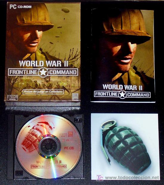 Videojuegos y consolas: WORLD WAR II - FRONTLINE COMMAND - CAJA CART&Oacute;N - JUEGO PARA PC - Foto 2