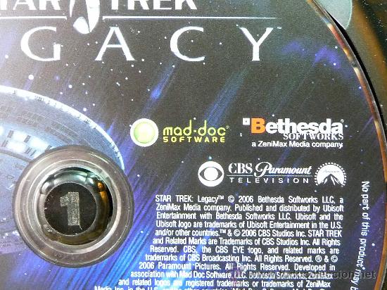 Videojuegos y consolas: JUEGO PARA PC, STAR TREK, LEGACY, DVD-ROM - Foto 2
