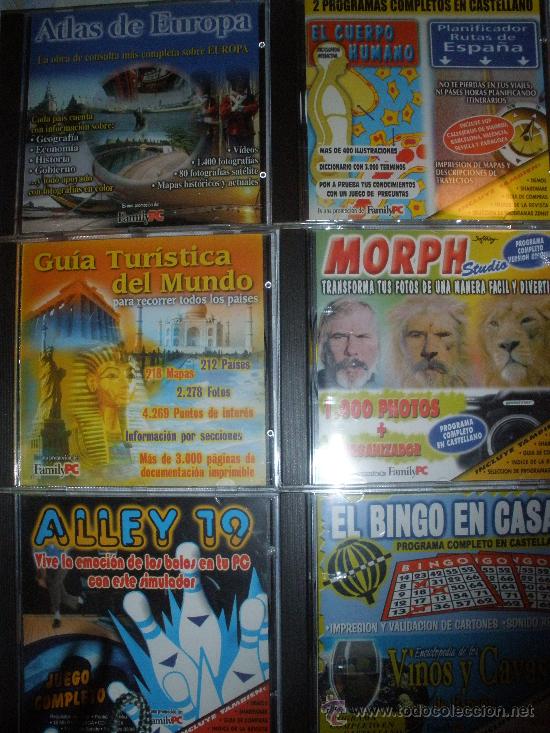 Videojuegos y consolas: ANTIGUO LOTE DE CD DE LA REVISTA FAMILY PC. VER DESCRIPCION
