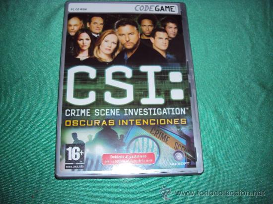 Videojuegos y consolas: JUEGO PARA PC CSI OSCURAS INTENCIONES COMO NUEVO - Foto 1