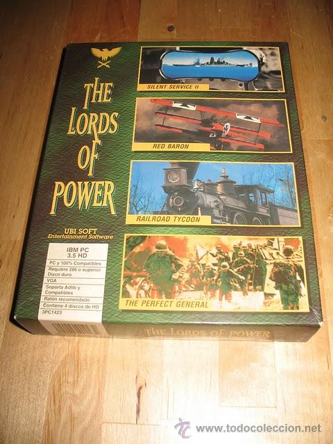 Videojuegos y consolas: JUEGO PC - The Lords of Power - VARIOS SIMULADORES - AVIACI&Oacute;N - TRENES - CAJA CART&Oacute;N - COMPLETO
