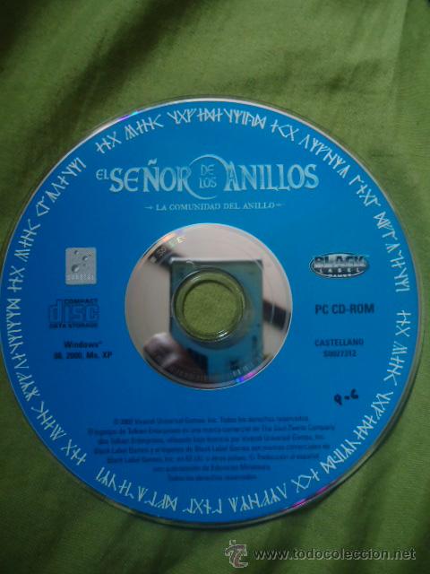 Videojuegos y consolas: JUEGO PC  CD-ROM, EL SE&Ntilde;OR DE LOS ANILLOS, LA COMUNIDAD DEL ANILLO - Foto 1