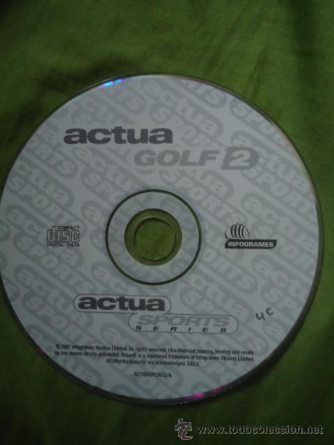 Videojuegos y consolas: JUEGO PC, CD-ROM, ACTUA GOLF 2, JUEGO DE GOLF - Foto 1