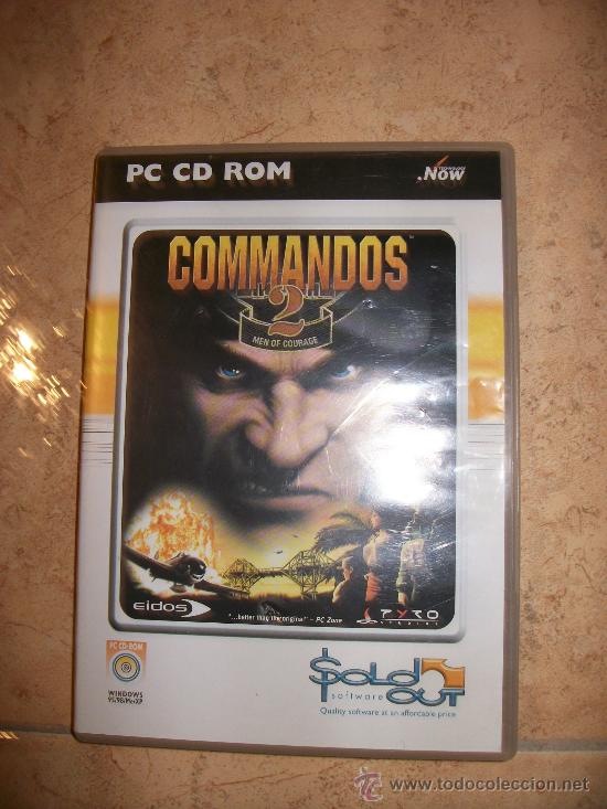 Videojuegos y consolas: PC CD-ROM COMMANDOS 2 - MEN OF COURAGE - 3 DISCOS - INGLES - Foto 1