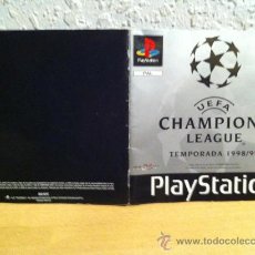 Videojuegos y Consolas: PORTADA JUEGO CDROM PLAYSTATION UEFA CHAMPIONS LEAGUE 98 99
