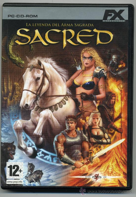 Videojuegos y consolas: SACRED - JUEGO PC-CD-ROM - CON MANUAL - Foto 1
