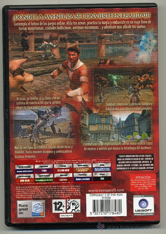 Videojuegos y consolas: EVERQUEST 2 CDS-PC. CD-ROM  CON INSTRUCCIONES - Foto 2