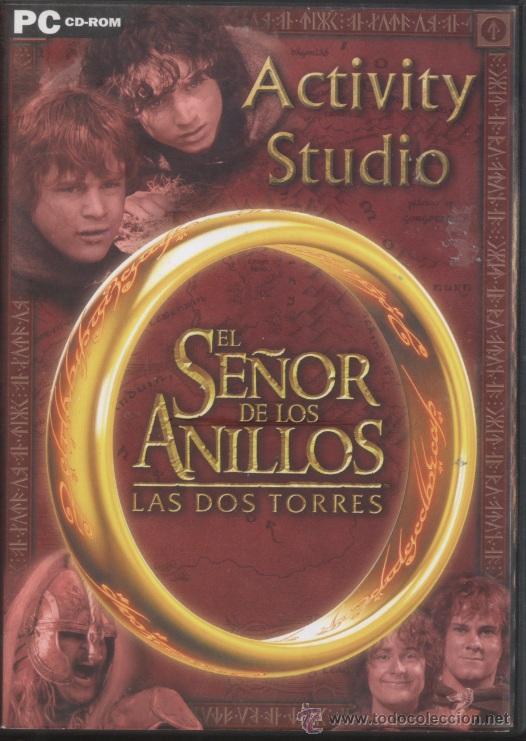 Videojuegos y consolas: PC CD-ROM El se&ntilde;or de los anillos Las dos torres - Activity Studio - Foto 1
