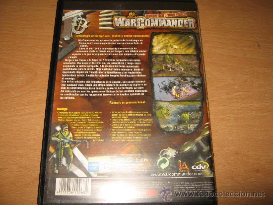 Videojuegos y consolas: WARCOMMANDER RANGERS EN PRIMERA LINEA PC CD-ROM VERSION ESPA&Ntilde;OLA - Foto 2