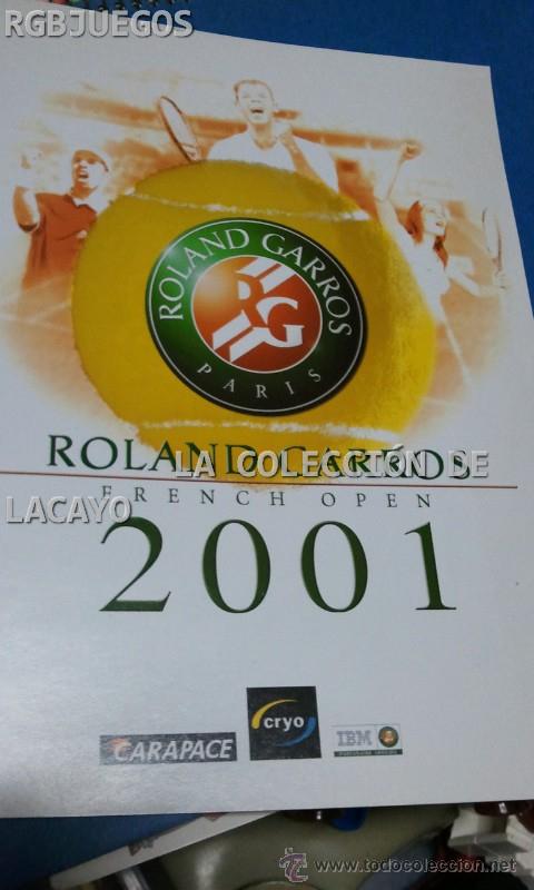 Videojuegos y consolas: MANUAL ROLAND GARROS 2001 - Foto 1