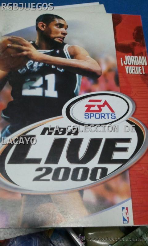 Videojuegos y consolas: MANUAL NBA LIVE 2000 - Foto 1