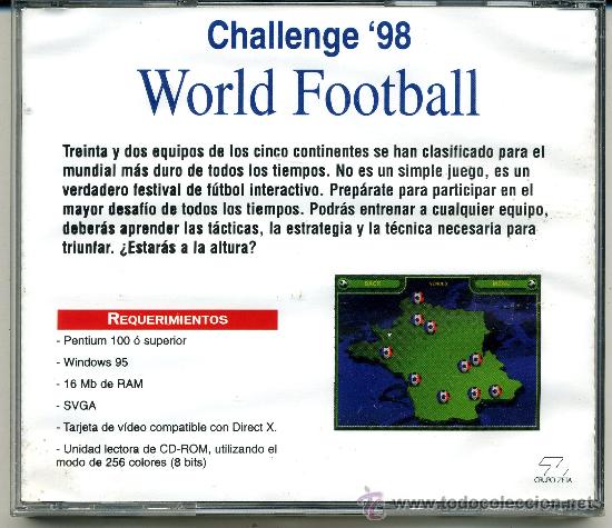 Videojuegos y consolas: WORLD FOOTBALL CHALLENGE 98 - Foto 2