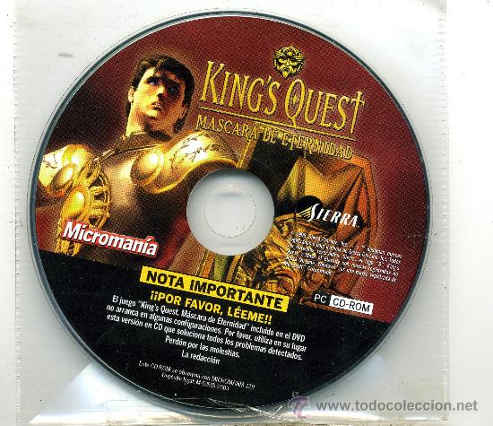 Videojuegos y consolas: KING&acute;S QUEST - VIDEOJUEGO PC CD ROM MICROMANIA - Foto 1