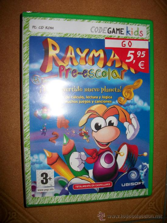 Videojuegos y consolas: CODE GAME KIDS - PC CD-ROM - RAYMAN PRE - ESCOLAR - UBISOFT - +3 - PRECINTADO - Foto 1