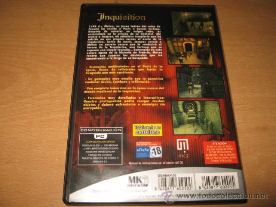 Videojuegos y consolas: INQUISITION - PC 2 DISCOS - Foto 2